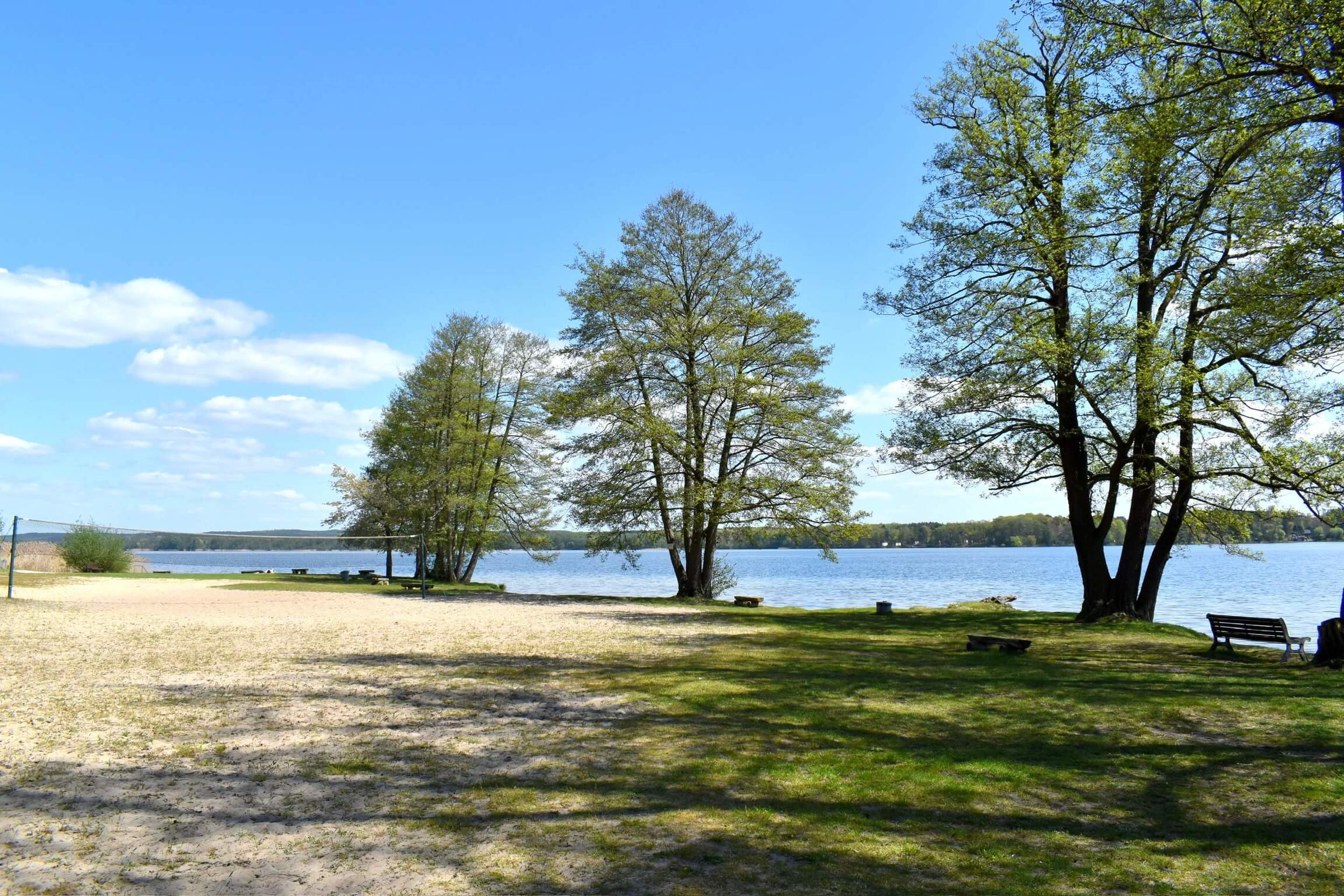 Scharmtzelsee, Badestelle am Campingplatz Schwarzhorn
